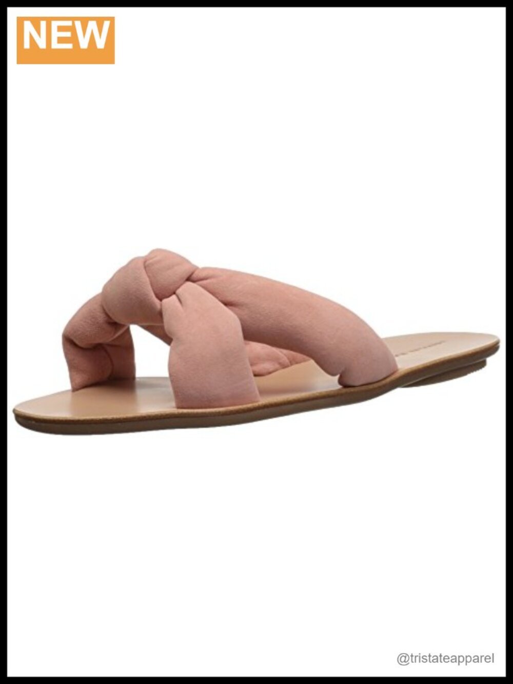 Kid Suede Slide Sandals Open Toe Slip On Flat Casual